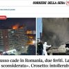 Drona din Galati in presa internationala