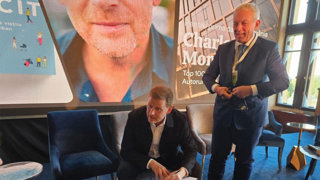 constantin toma, primarul din Buzău, la Iași cu Charles Montgomery