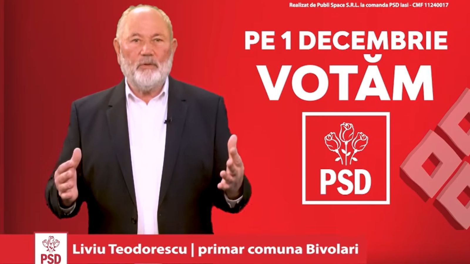 Dumitru Teodorescu primar Bivolari